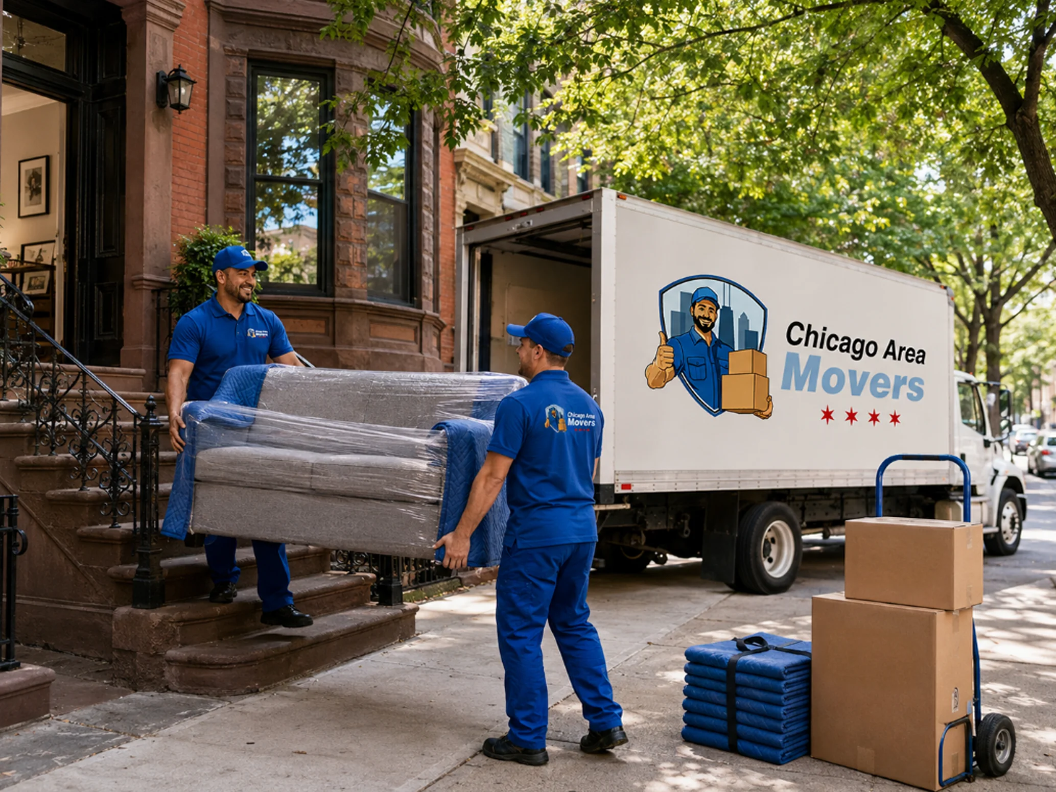 Chicago Area Movers crew working in Arlington Heights