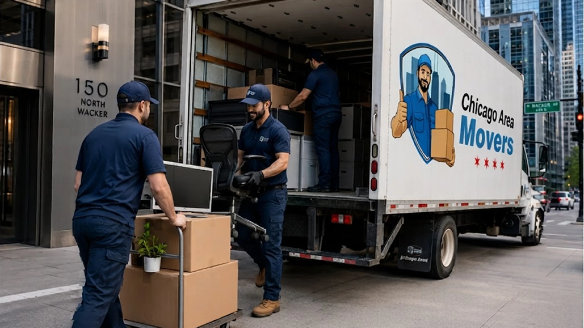 Chicago Area Movers crew working in Arlington Heights