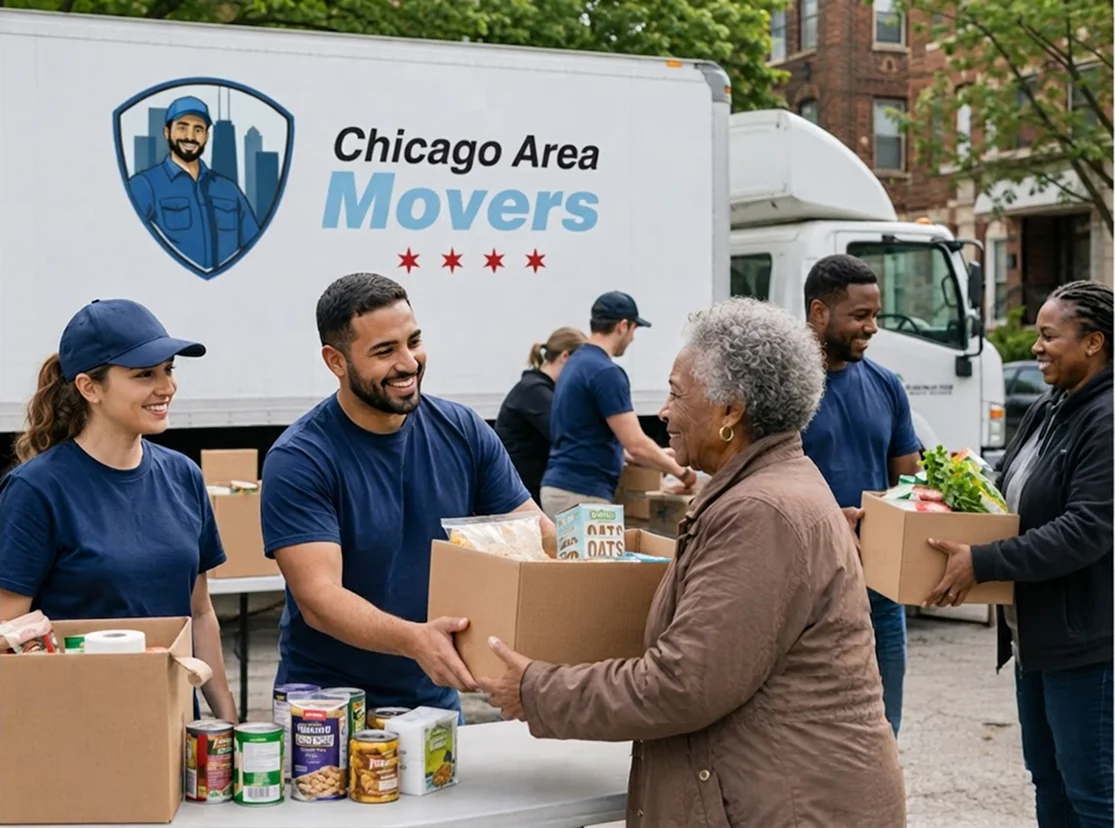 Chicago Area Movers crew working in Elgin
