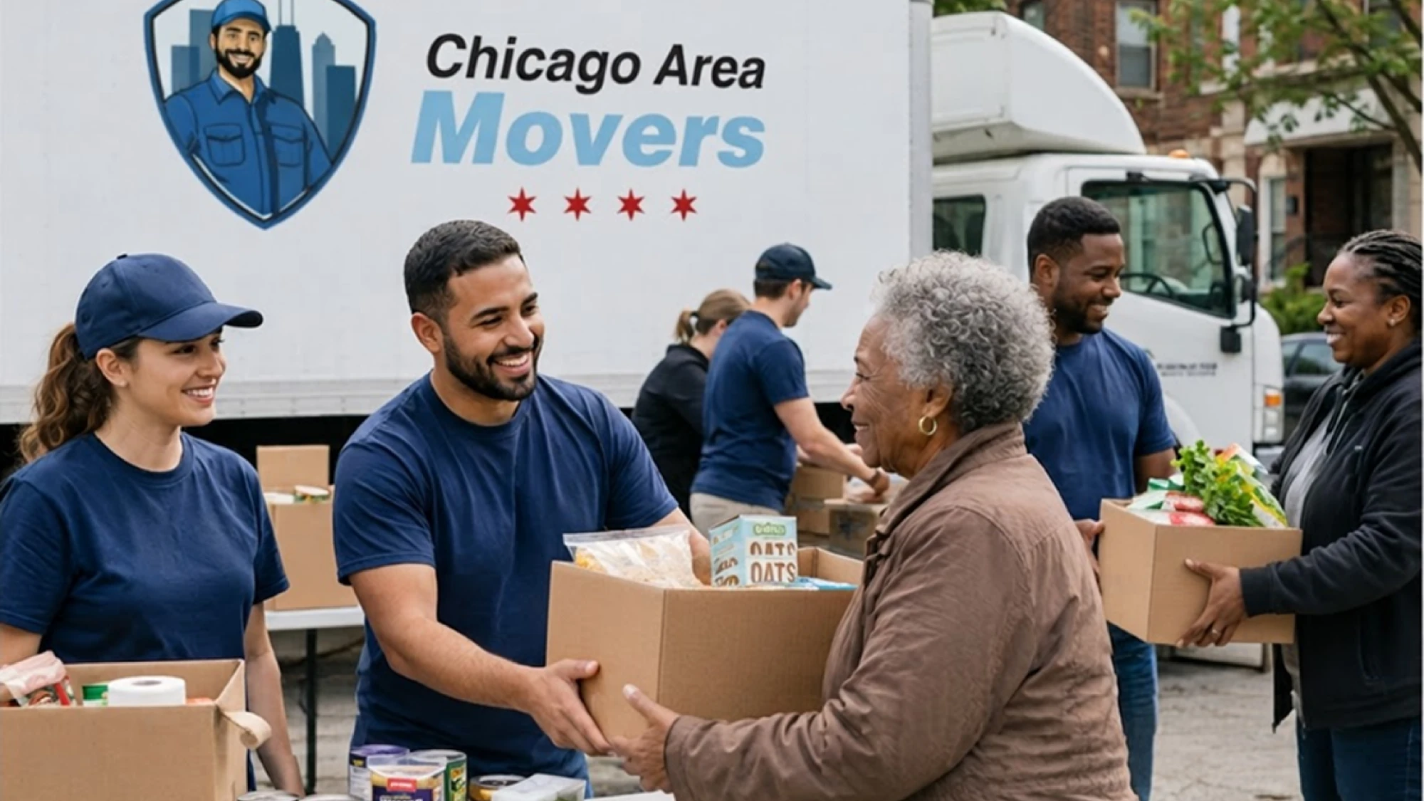 Chicago Area Movers crew working in Elgin