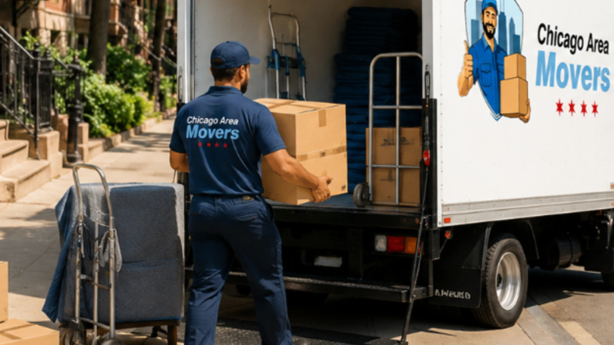 Chicago Area Movers crew working in Elgin