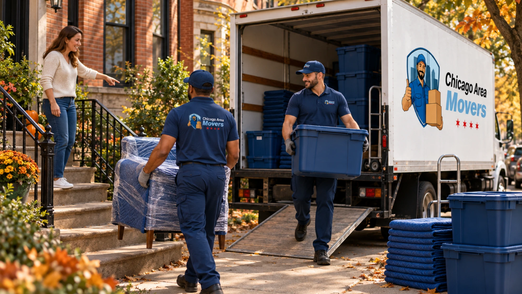 Chicago Area Movers crew working in Skokie